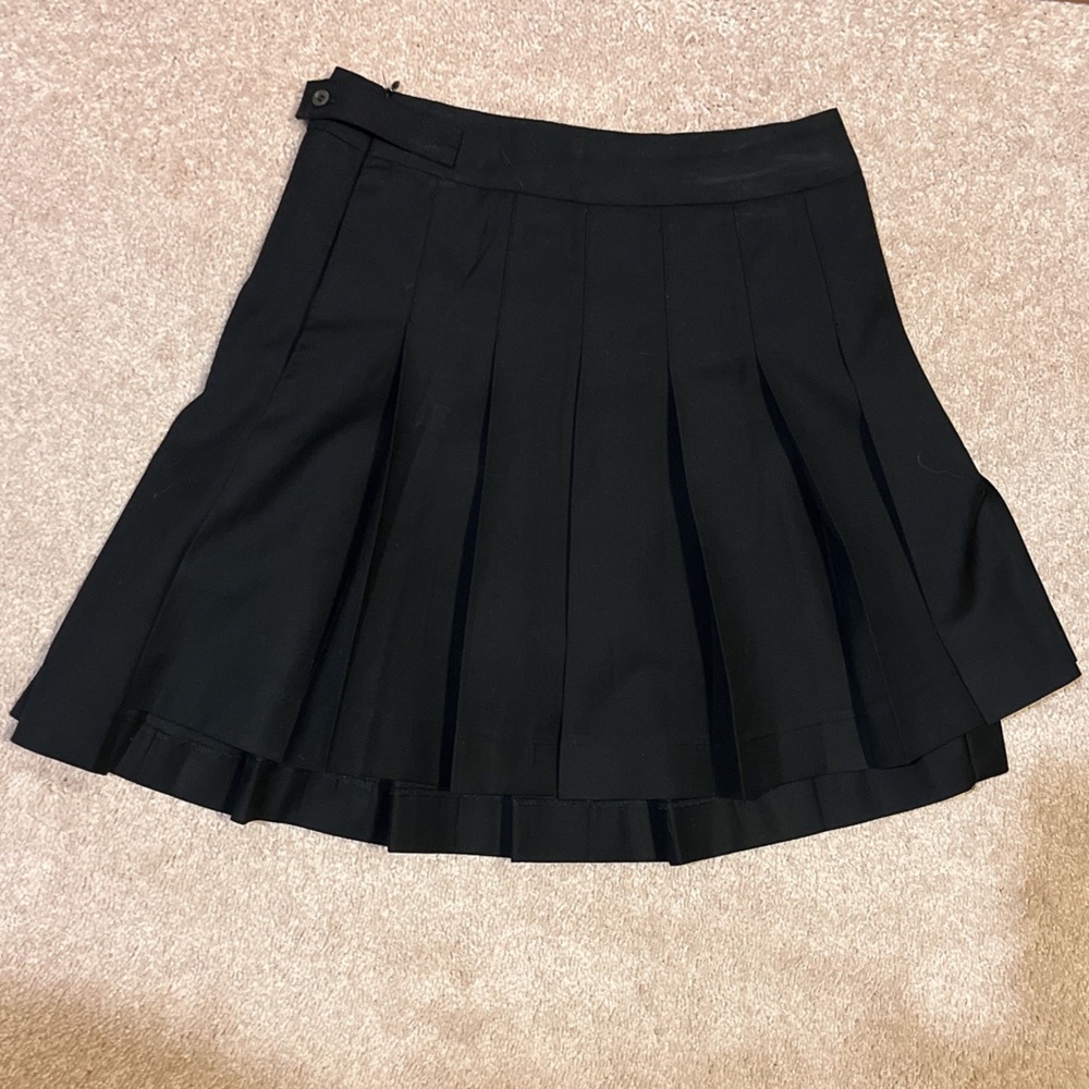 J.ING asymmetrical pleated skirt